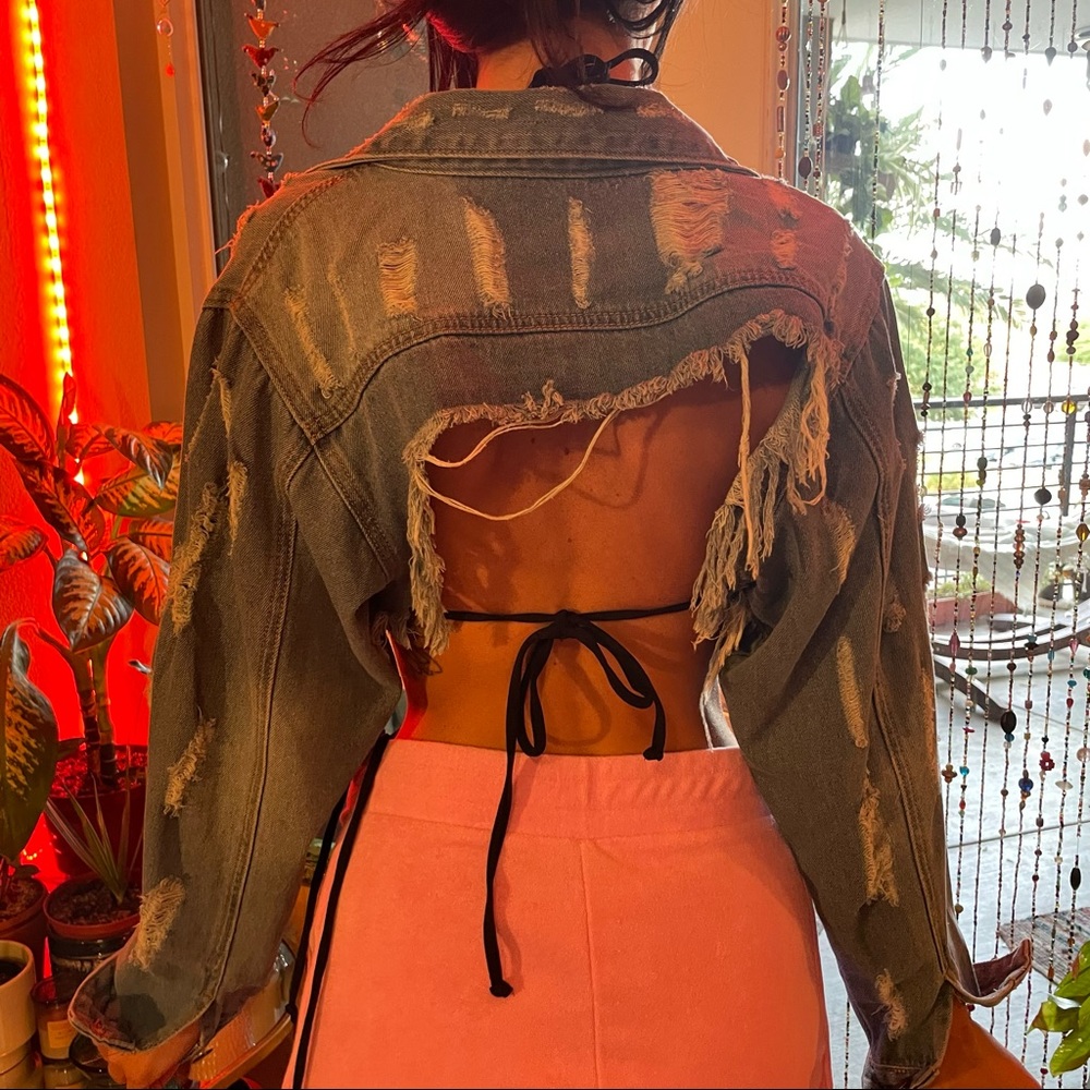 Crop Jean jacket